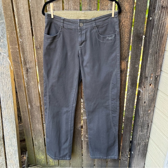 KUHL Wm’s Kuda Canvas Pant In Graphite Sz 8 Regular - Picture 8 of 16